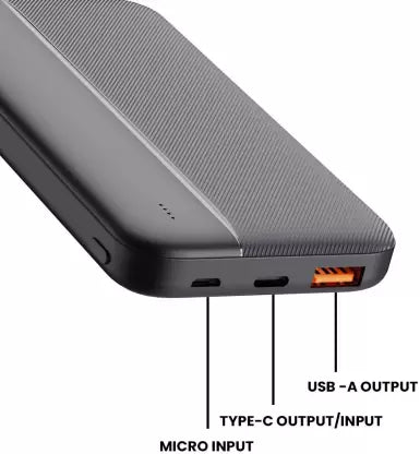 conekt 20000 mAh Power Bank (20 W, Power Delivery 3.0) (Black, Lithium Polymer) conekt 20000 mAh Power Bank (20 W, Power Delivery 3.0) (Black, Lithium Polymer)